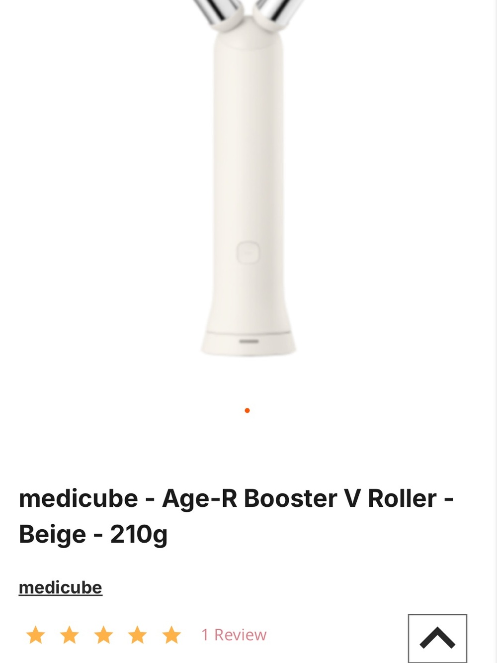 Brand new unopened Medicube Age-R Booster V Roller - Beige